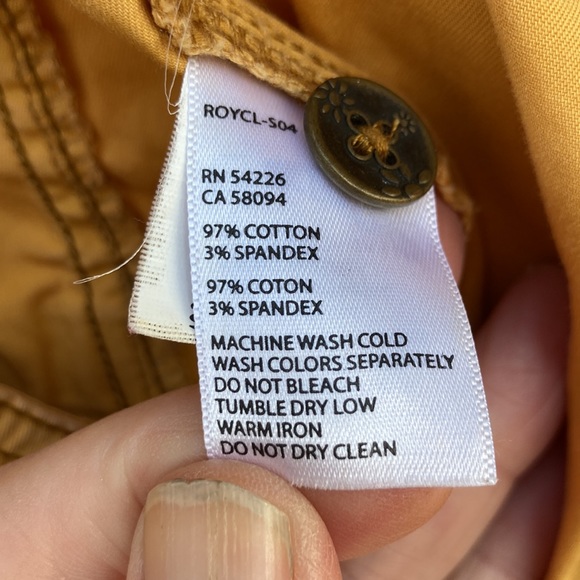 Royal Robbins Women’s 12 hiking pants multiple pocket marigold - Picture 9 of 14